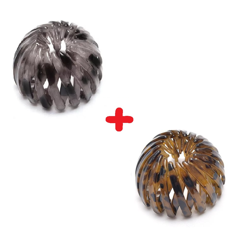 Rose® HairBun 1+1 GRATIS: Damen Fauler Haarknoten Halter