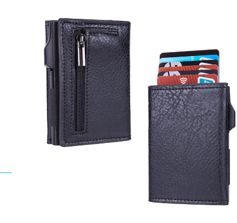 Icone™ CardHolder: Automatisch Schlank Pop-up Karte Halter Und Geldbörse