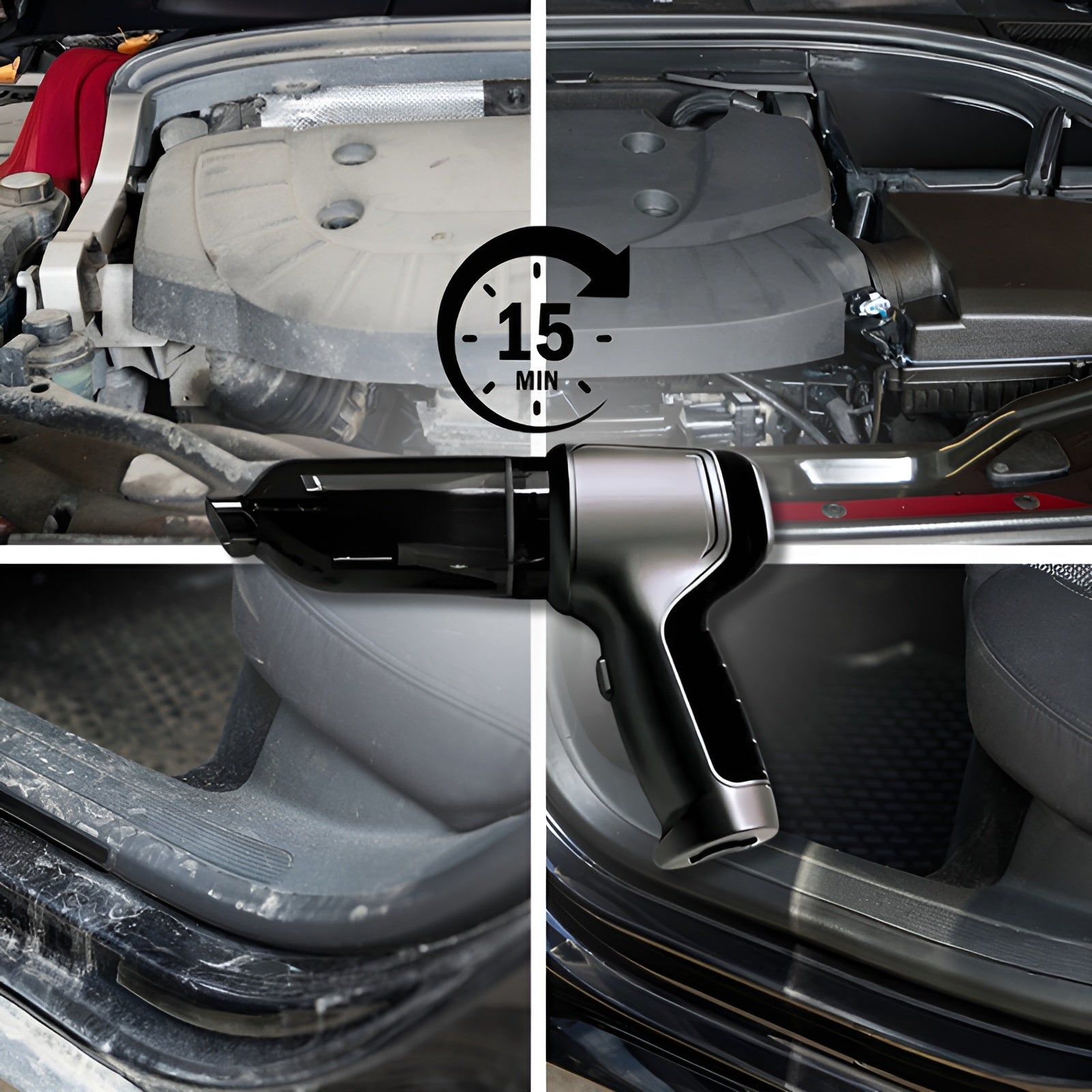 Cleaner Pro° VacuumCleaner: Tragbarer Luft Gebläse Und Staubsauger Reiniger