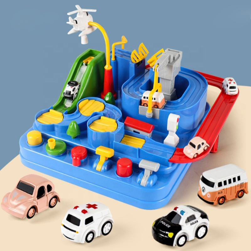 Kletshuts™ AdventureTrack: Interaktiv Pädagogisch Auto Abenteuer Strecke