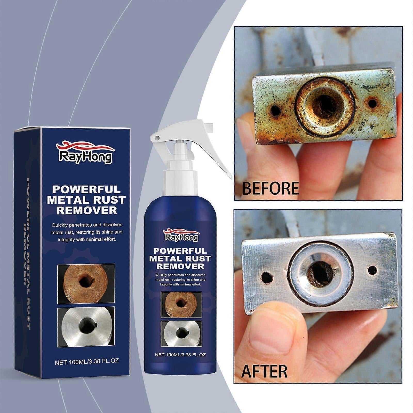 RustRemover 1+1 GRATIS: Leistungsstarker Einfach Anzuwendender Metall- Rost- Entferner