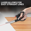 Globetrek° LaserScissors 1+1 GRATIS: Präzises Schneiden Lasergeführt Mehrzweck Schere