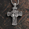 Jewelance™ CrossNecklace: INRI Christlicher Kreuz Halskette