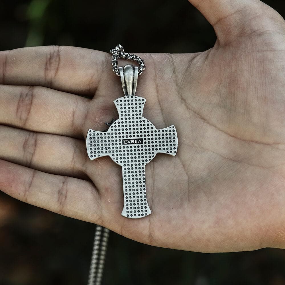 Jewelance™ CrossNecklace: INRI Christlicher Kreuz Halskette