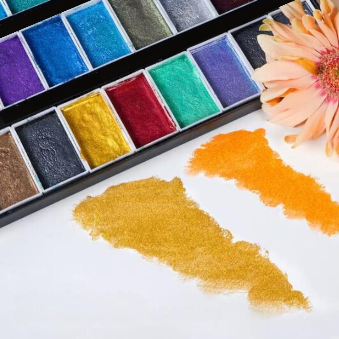 WatercolorPaint - Hoch Wertiges Pigment Aquarell Farben Set