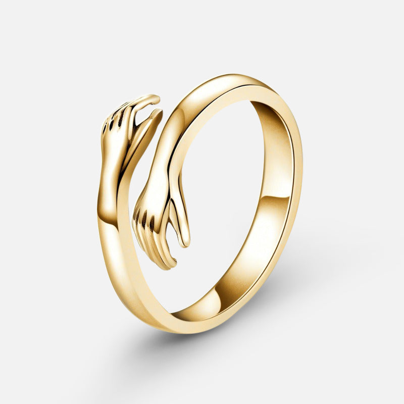 Jewelance™ HugRing: Einstellbar Umarmen Style Versprechen Ring