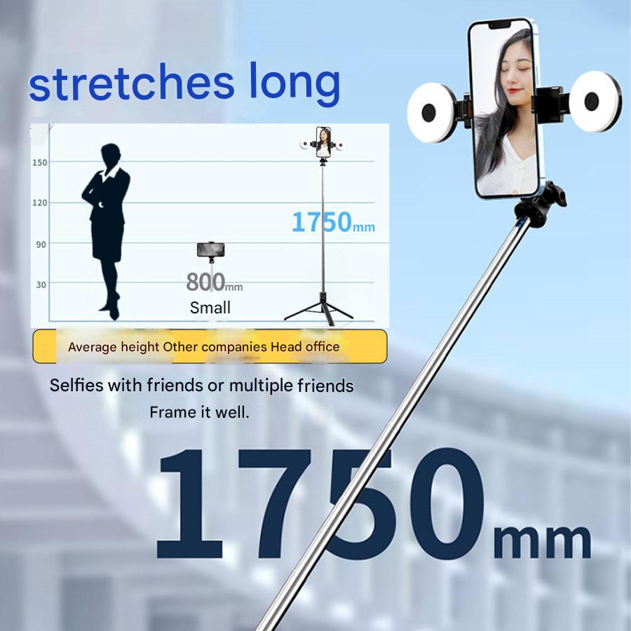 SelfieStick - Doppellicht-Selfie-Stick