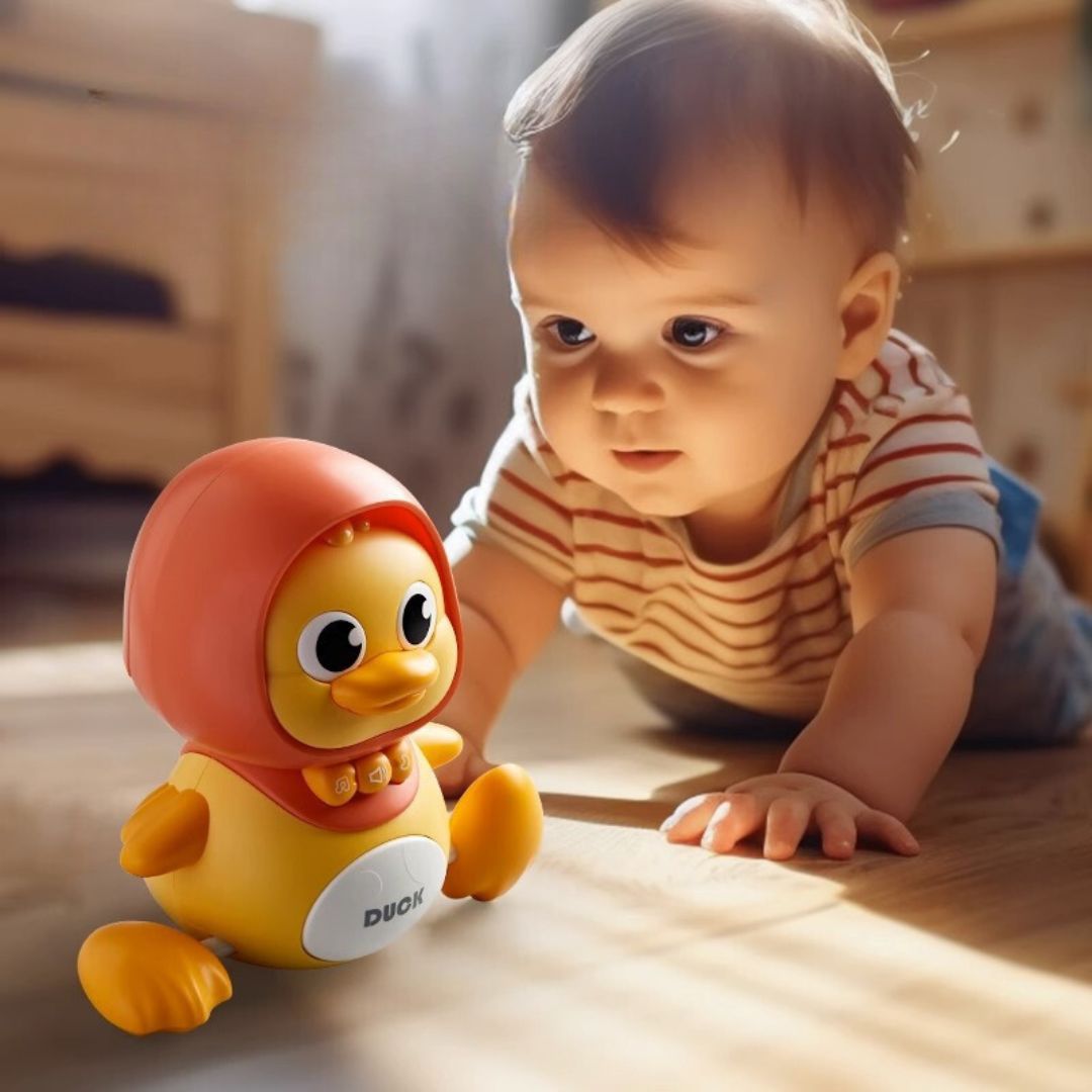 Kletshuts™ WalkingDuck: Interaktiv Niedlich Laufen Ente Baby Spielzeug