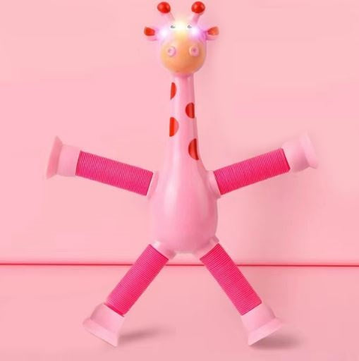 Kletshuts™ StretchyGiraffe: Teleskopische Dehnbare Giraffe Mit Saugnapf