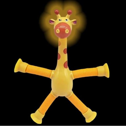 Kletshuts™ StretchyGiraffe: Teleskopische Dehnbare Giraffe Mit Saugnapf