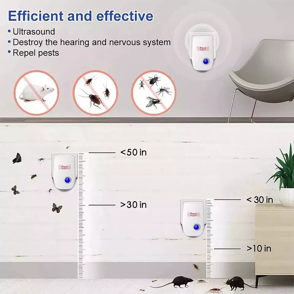 PestShield 1+1 GRATIS - Ultraschall Schädlingsvertreiber