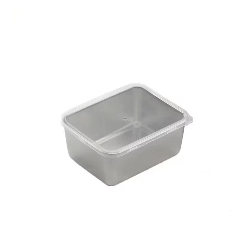 Globetrek° FreshSeal - Rostfrei Stahl Quadrat Lagerung Pfanne Mit Deckel