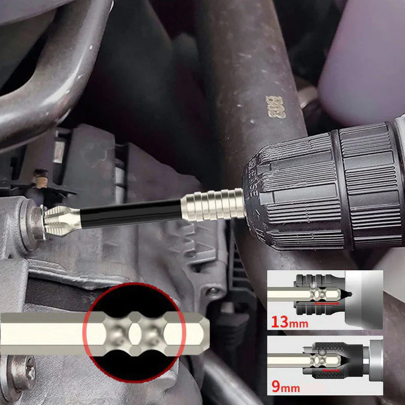 PowerBit – Leistungsstarkes, Hochmagnetisches Schraubendreher-Bohrer-Bit-Set
