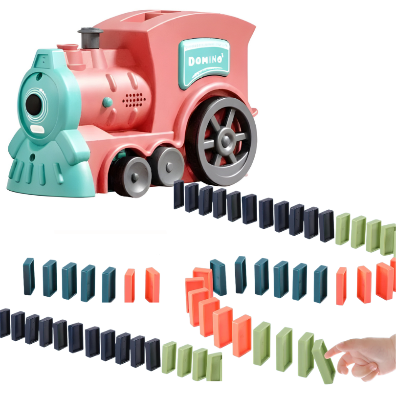 Kletshuts™ DominoTrain - Automatisch Domino Legen Eisenbahn Set